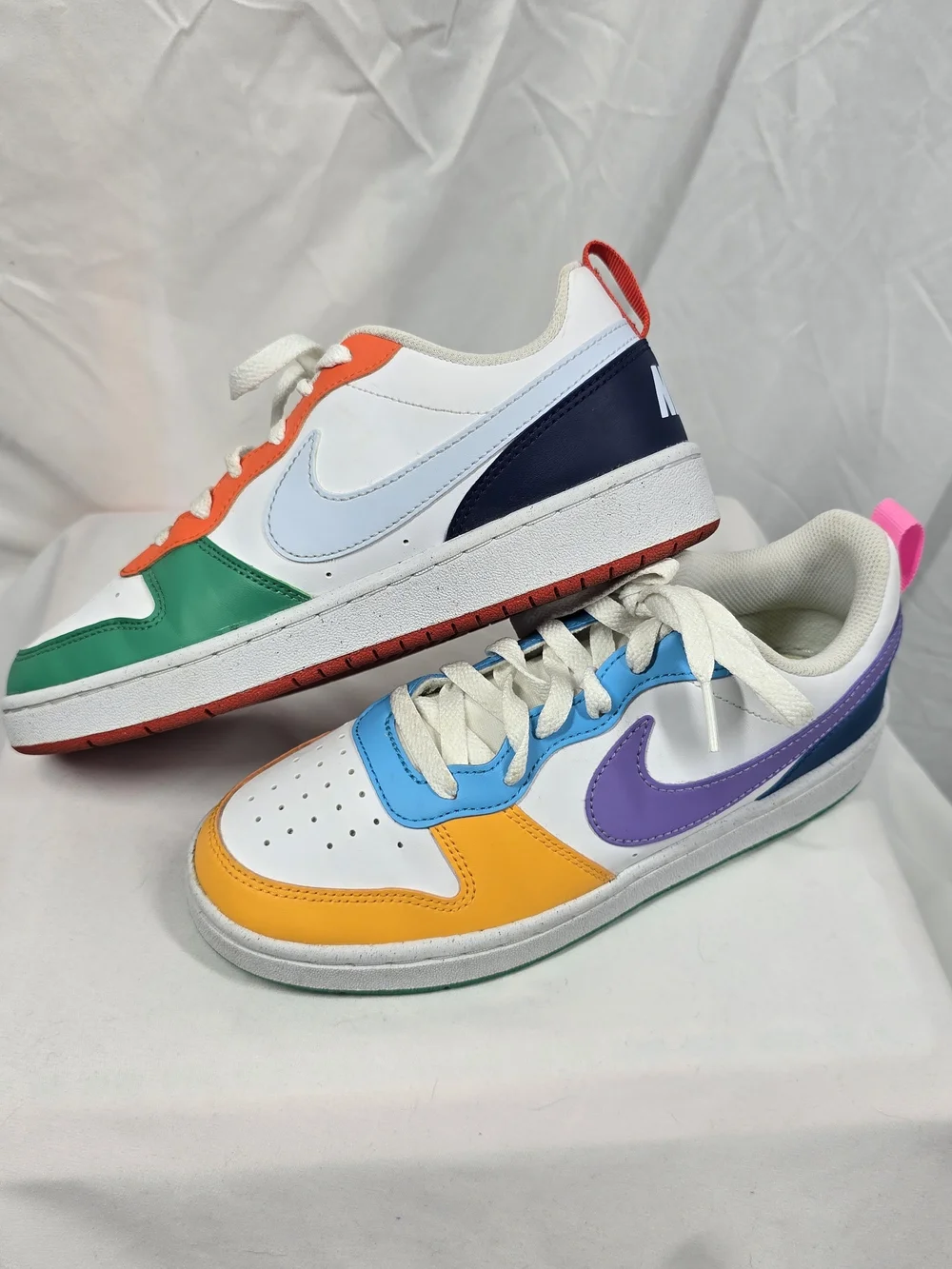 Nike Court Borough Low Recraft Multi-Color Sneakers Size 6Y